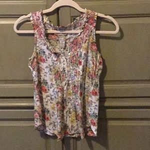 American Rag flowered top